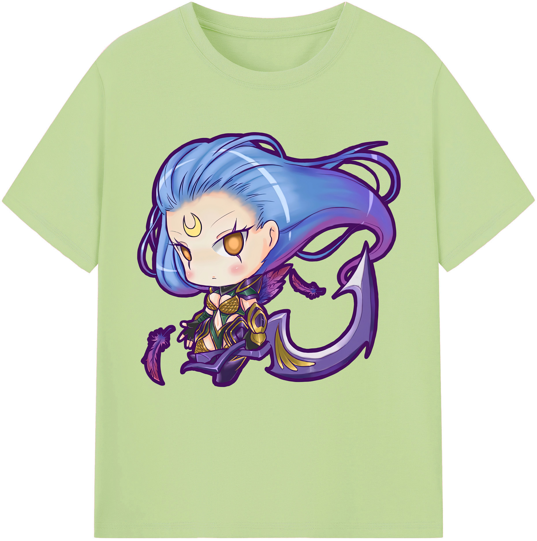 （画像用） リーグ・オブ・レジェンド League of Legends LOL 綿100％半袖Tシャツ（フロントプリント）